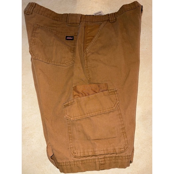 Dickies Cargo Shorts Relaxed Fit‎ Utility Workwear Brown Size 36 - Picture 1 of 8